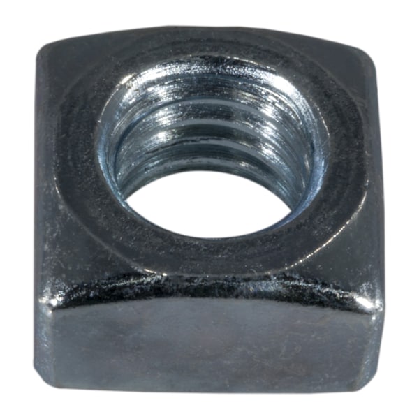 Midwest Fastener 1/2"-13 Zinc Plated Steel Coarse Thread Square Nuts 10PK 64492 - main